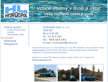 Tablet Screenshot of hydrospol.cz